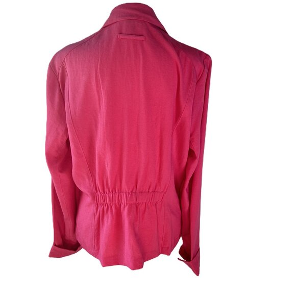 ❤️ Coldwater Creek Fuchsia Jacket-Shirt – Size M Chic & Versatile - Picture 7 of 12
